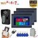 7 inch3 Monitors Wifi Wireless Fingerprint RFID Video Door Phone Doorbell Intercom System with Wired AHD 1080PDoor Access Control System,Support Remote APP Unlocking,Recording 7 inch3 Monitors Wifi Wireless Fingerprint RFID Video Door Phone Doorbell Intercom System with Wired AHD 1080PDoor Access Control System,Support Remote APP Unlocking,Recording