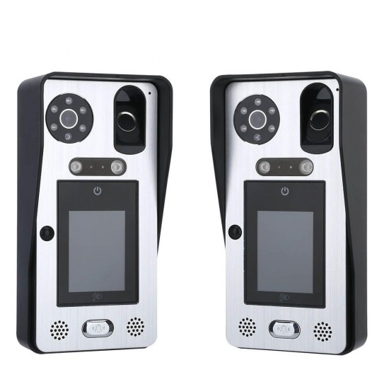 7 inchWifi Wireless Face RecognitionFingerprint IC Video Door Phone Doorbell Intercom System with Wired 1080P Camera,Support Remote APP Unlocking,Recording,Snapshots 7 inchWifi Wireless Face RecognitionFingerprint IC Video Door Phone Doorbell Intercom System with Wired 1080P Camera,Support Remote APP Unlocking,Recording,Snapshots