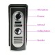 7 inch 2 Monitors Wired /Wireless Video Door Phone Doorbell Intercom Entry System with HD 1080P Wired Camera Night Vision,Support Remote APP Intercom,Unlocking,Recording,Snapshots 7 inch 2 Monitors Wired /Wireless Video Door Phone Doorbell Intercom Entry System with HD 1080P Wired Camera Night Vision,Support Remote APP Intercom,Unlocking,Recording,Snapshots