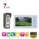 7 inch Record Wired Video Door Phone Doorbell Intercom System with AHD 1080P Camera