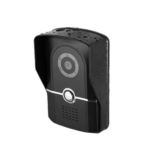 7 inch Wifi Wired Video Doorbell Video Camera Phone Remote Swipe Card Unlock Lock Video Intercom