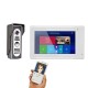 7 inch Wireless WIFI Video Phone Doorbell Intercom Entry System with Wired HD 1080P Wired Camera Night Vision,Support Remote APP Intercom,Unlocking,Recording,Snapshots 7 inch Wireless WIFI Video Phone Doorbell Intercom Entry System with Wired HD 1080P Wired Camera Night Vision,Support Remote APP Intercom,Unlocking,Recording,Snapshots