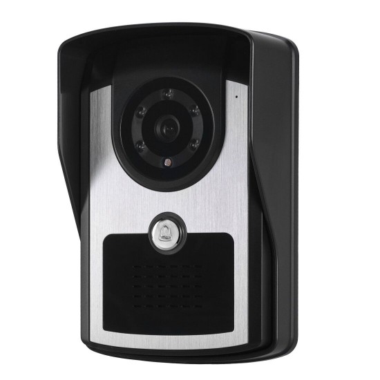 701FC22 7 Inch Wired / Wireless Wifi RFID Password Video Door Phone Doorbell Intercom Entry System with 1080P Wired Camera Night Vision