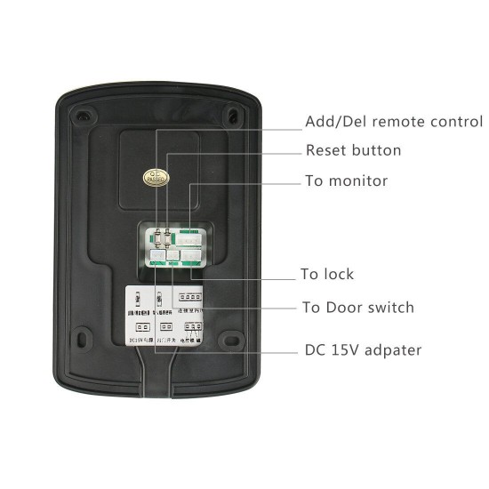 701FD11 7InchFingerPrint PassLock Wired / Wireless Wifi RFID Password Video Door Phone Doorbell Intercom Entry System with 1080P Wired Camera Night Vision 701FD11 7InchFingerPrint PassLock Wired / Wireless Wifi RFID Password Video Door Phone Doorbell Intercom Entry System with 1080P Wired Camera Night Vision