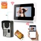 701FD11 7InchFingerPrint PassLock Wired / Wireless Wifi RFID Password Video Door Phone Doorbell Intercom Entry System with 1080P Wired Camera Night Vision 701FD11 7InchFingerPrint PassLock Wired / Wireless Wifi RFID Password Video Door Phone Doorbell Intercom Entry System with 1080P Wired Camera Night Vision