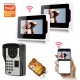 701FD12 7InchFingerPrint PassLock Wired / Wireless Wifi RFID Password Video Door Phone Doorbell Intercom Entry System with 1080P WiredNight Vision Camera 701FD12 7InchFingerPrint PassLock Wired / Wireless Wifi RFID Password Video Door Phone Doorbell Intercom Entry System with 1080P WiredNight Vision Camera