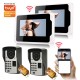 701FD22 7InchFingerPrint PassLock Wired / Wireless Wifi RFID Password Video Door Phone Doorbell Intercom Entry System with 1080P Wired Camera Night Vision