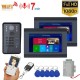 7inch 2 Monitors Wireless Wifi RFID Password Video Doorbell Intercom Entry System with Wired IR-CUT 1080P Wired Camera Night Vision,Support Remote APP Unlocking,Recording 7inch 2 Monitors Wireless Wifi RFID Password Video Doorbell Intercom Entry System with Wired IR-CUT 1080P Wired Camera Night Vision,Support Remote APP Unlocking,Recording