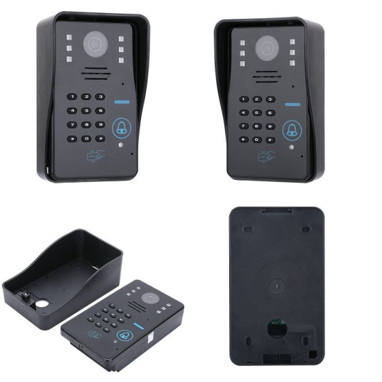 7inch 3 Monitors Wireless Wifi RFID Password Video Door Phone Doorbell Intercom Entry System with Wired IR-CUT 1080P Wired Camera Night Vision,Support Remote APP Unlocking,Recording 7inch 3 Monitors Wireless Wifi RFID Password Video Door Phone Doorbell Intercom Entry System with Wired IR-CUT 1080P Wired Camera Night Vision,Support Remote APP Unlocking,Recording