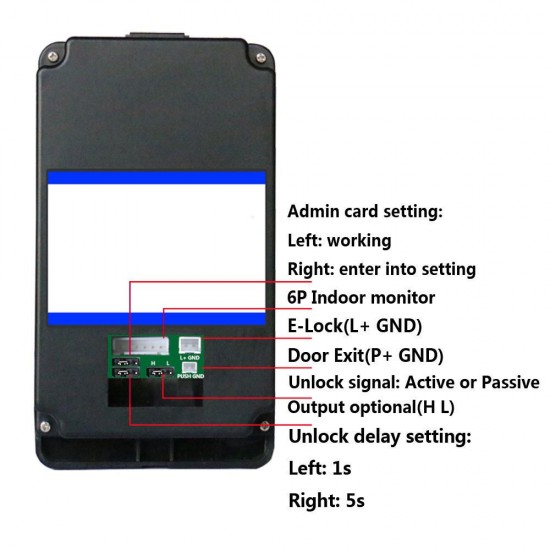7inch Wireless Wifi RFID Video Doorbell Intercom Entry System with Wired IR-CUT 1080P Wired Camera Night Vision,Support Remote APP Unlocking,Recording,Snapshots 7inch Wireless Wifi RFID Video Doorbell Intercom Entry System with Wired IR-CUT 1080P Wired Camera Night Vision,Support Remote APP Unlocking,Recording,Snapshots