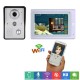 7inch Wireless/Wired Wifi IP Video Door Phone Doorbell Intercom Entry System with IR-CUT HD 1000TVL Wired Camera Night Vision,Support Remote APP Unlocking,Recording,Snapshots