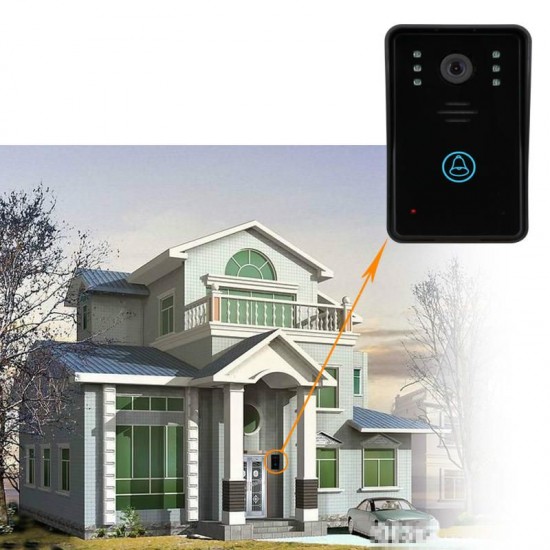 7 Video Door Phone Intercom Doorbell with 1pcs 1000TVL Outdoor Security CCTV Camera + 2 pcs Indoor Monitors Home Security 7 Video Door Phone Intercom Doorbell with 1pcs 1000TVL Outdoor Security CCTV Camera + 2 pcs Indoor Monitors Home Security