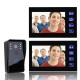 7 Video Door Phone Intercom Doorbell with 1pcs 1000TVL Outdoor Security CCTV Camera + 2 pcs Indoor Monitors Home Security 7 Video Door Phone Intercom Doorbell with 1pcs 1000TVL Outdoor Security CCTV Camera + 2 pcs Indoor Monitors Home Security