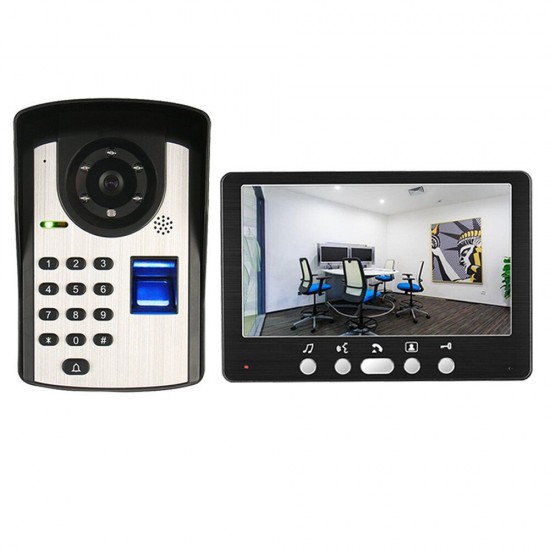 815FD11 7 inch TFT Color Video Door Phone Intercom Doorbell Keypad Home Security Camera Monitor Night Vision System 815FD11 7 inch TFT Color Video Door Phone Intercom Doorbell Keypad Home Security Camera Monitor Night Vision System