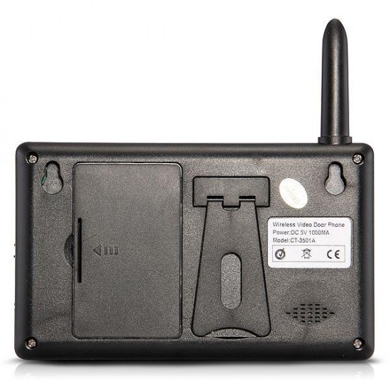 CT3501A11 3.5inch Color Wireless Video Intercom Doorbell Phone System CT3501A11 3.5inch Color Wireless Video Intercom Doorbell Phone System