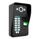 SY1001A-MJF11 Touch Key 10 LCD Fingerprint Video Door Phone Intercom 1000TVL IR Camera