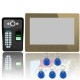 SY1001A-MJF11 Touch Key 10 LCD Fingerprint Video Door Phone Intercom 1000TVL IR Camera