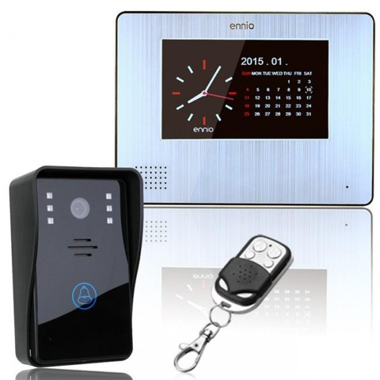 SY701A11 7inch Wireless 900TVL LCD Video Door Phone Rainproof Night Vision Record Remote Control Intercom SY701A11 7inch Wireless 900TVL LCD Video Door Phone Rainproof Night Vision Record Remote Control Intercom