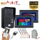 SY709B710BMJLP12 2 Monitors 7 inch Wifi Wireless Video Door Phone Doorbell Intercom System with Wired Fingerprint RFID AHD 1080P Door Access Control System SY709B710BMJLP12 2 Monitors 7 inch Wifi Wireless Video Door Phone Doorbell Intercom System with Wired Fingerprint RFID AHD 1080P Door Access Control System