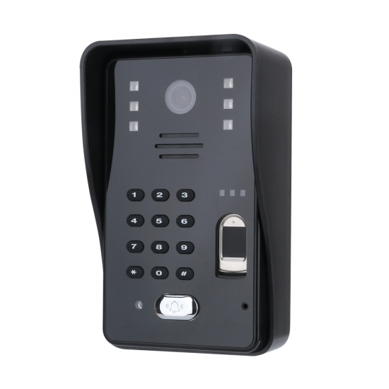 SY709BMJLP11 7 inch Wifi Wireless Video Door Phone Doorbell Intercom System with Wired Fingerprint RFID AHD 1080P Door Access Control System SY709BMJLP11 7 inch Wifi Wireless Video Door Phone Doorbell Intercom System with Wired Fingerprint RFID AHD 1080P Door Access Control System