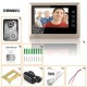 SY809MKW11 7 Inch Video Door Phone Doorbell Intercom System Night Vision Camera and Monitor