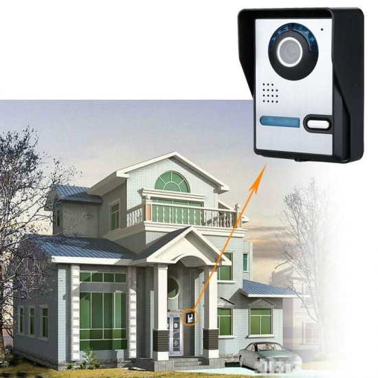 SY813FA12 7 Inch Video Door Phone Doorbell Intercom Kit 1 Camera 2 Monitor Night Vision SY813FA12 7 Inch Video Door Phone Doorbell Intercom Kit 1 Camera 2 Monitor Night Vision