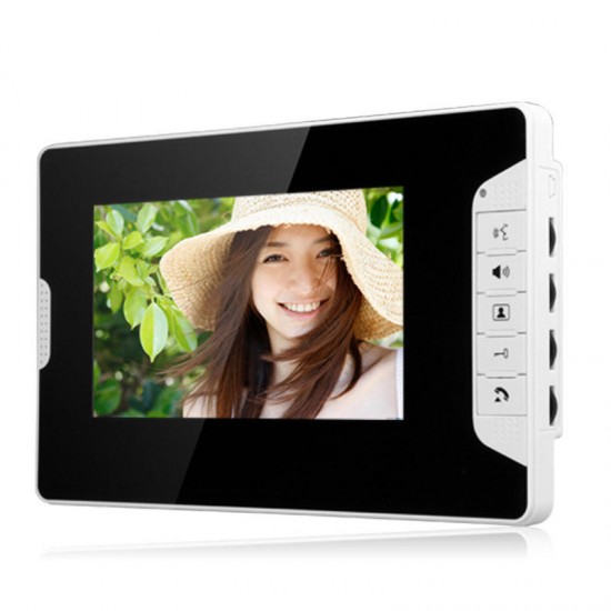 SY813MK13 7inch TFT LCD Video Door Phone Doorbell Intercom Kit 1 Camera 3 Monitors Night Vision