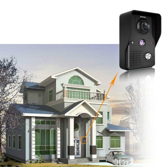 SY813MK13 7inch TFT LCD Video Door Phone Doorbell Intercom Kit 1 Camera 3 Monitors Night Vision SY813MK13 7inch TFT LCD Video Door Phone Doorbell Intercom Kit 1 Camera 3 Monitors Night Vision