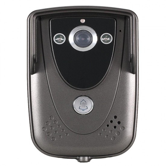 SY819FCID11 7 Inch Video Door Phone Doorbell Intercom Monitor with RFID Keyfob IR Camera Kit