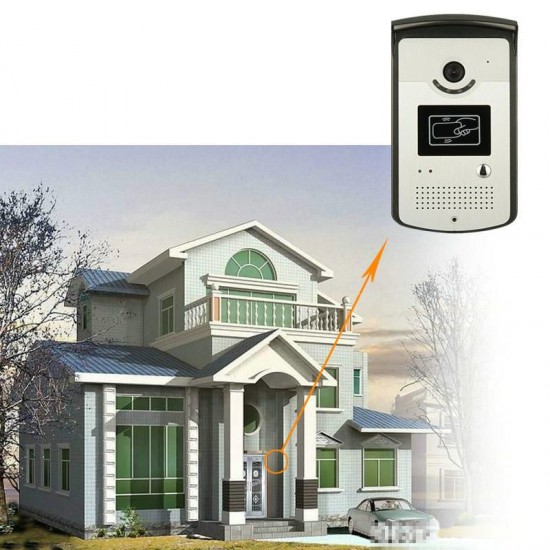 SY819MEID12 Video Intercom Phone Doorbell with 2 Monitors 1 RFID Card Reader 1000TVL Camera