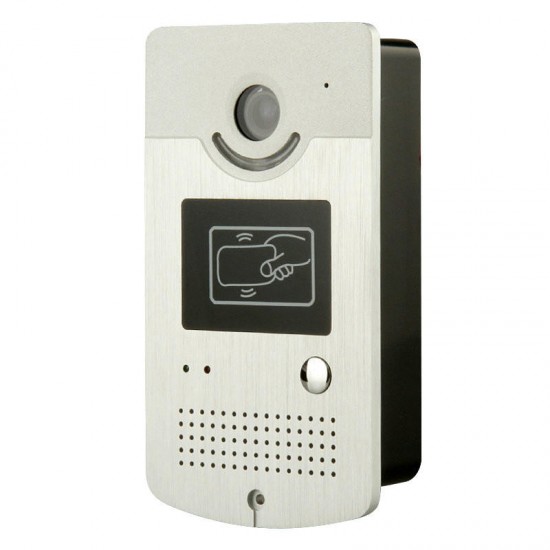 SY819MEID12 Video Intercom Phone Doorbell with 2 Monitors 1 RFID Card Reader 1000TVL Camera