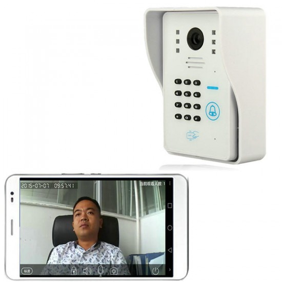 WIFI Video Door Phone System with Card Unlock Function Remote Wireless Control