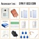 WIFI Video Door Phone System with alarm system Card Unlock Remote Wireless Control WIFI Video Door Phone System with alarm system Card Unlock Remote Wireless Control