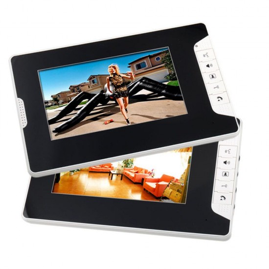 Wired 7 inch Video Door Phone Video Intercom Doorbell System 2 Monitor 1 RFID IR-CUT Camera + Electric Magnetic Lock Wired 7 inch Video Door Phone Video Intercom Doorbell System 2 Monitor 1 RFID IR-CUT Camera + Electric Magnetic Lock