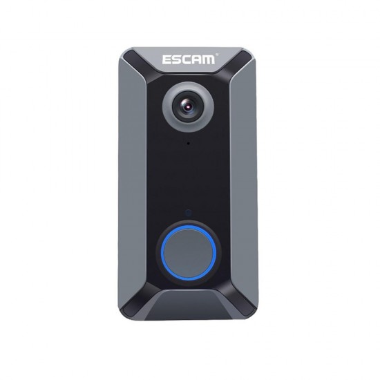 V6 720P Wireless Battery Video Doorbell IR Camera Free Cloud Storage Waterproof 140 Degree View