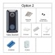 V6 720P Wireless Battery Video Doorbell IR Camera Free Cloud Storage Waterproof 140 Degree View