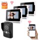 701FG13 Tuya APP Remote Unlock Visual Intercom 7 Inch 1080P Monitor Wifi Video Doorbell Door Lock Intercom System Doorbell