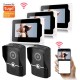 701FG23 Tuya APP Remote Unlock Visual Intercom 7 Inch 1080P Monitor Wifi Video Doorbell Door Lock Intercom System Doorbell