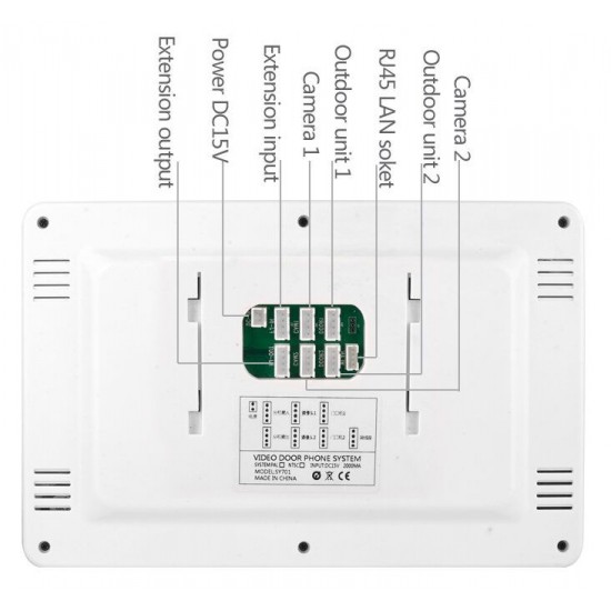 701MEID12 Tuya APP Remote Unlock Visual Intercom 7 Inch 1080P Monitor Wifi Video Doorbell Door Lock Intercom System Doorbell 701MEID12 Tuya APP Remote Unlock Visual Intercom 7 Inch 1080P Monitor Wifi Video Doorbell Door Lock Intercom System Doorbell