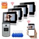 701MEID14 Tuya APP Remote Unlock Visual Intercom 7 Inch 1080P Monitor Wifi Video Doorbell Door Lock Intercom System Doorbell