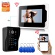 701MJIDS11 Tuya APP Remote Unlock Visual Intercom 7 Inch 1080P Monitor Wifi Video Doorbell Door Lock Intercom System Doorbell