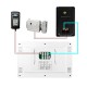 701MJIDS11 Tuya APP Remote Unlock Visual Intercom 7 Inch 1080P Monitor Wifi Video Doorbell Door Lock Intercom System Doorbell