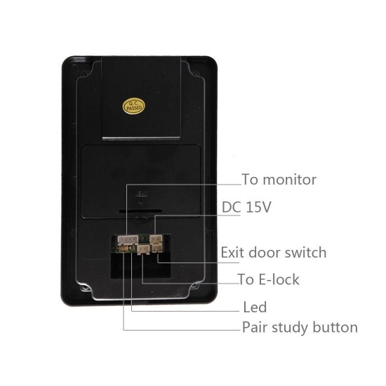 701MJIDS13 Tuya APP Remote Unlock Visual Intercom 7 Inch 1080P Monitor Wifi Video Doorbell Door Lock Intercom System Doorbell