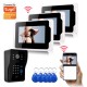 701MJIDS13 Tuya APP Remote Unlock Visual Intercom 7 Inch 1080P Monitor Wifi Video Doorbell Door Lock Intercom System Doorbell