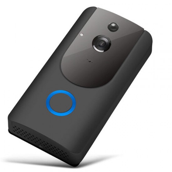 HD Wireless Smart Doorbell Video Intercom Security WiFi 166 Degree Motion Detect Real Time Two Way Audio Door Bell