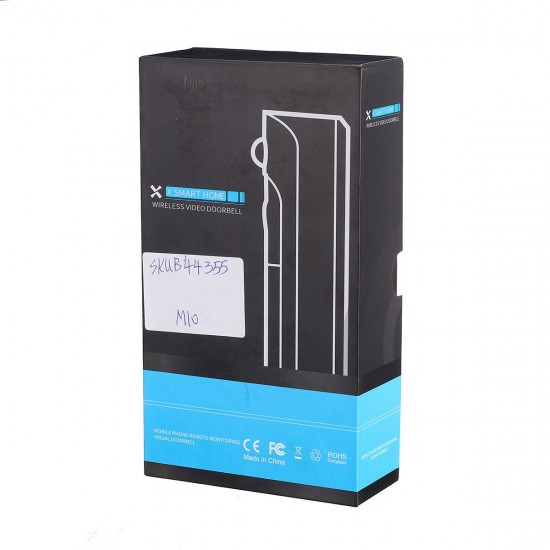 M10 Video Doorbell 720P 15FPS 100MP WIFI XSH CAM UBELL-APP Two-way Voice Intercom M10 Video Doorbell 720P 15FPS 100MP WIFI XSH CAM UBELL-APP Two-way Voice Intercom