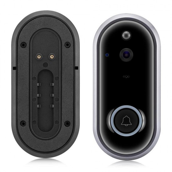 M6 WiFi Video Doorbell 720P Security Camera Door Phone Two-Way Audio Night Vision Wireless Door Bell Intercom with DingDong