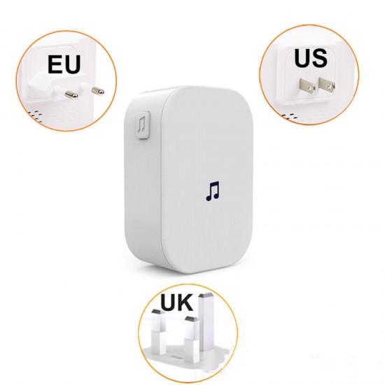 New M2D Home Security 100DB 300M Remote Control Wireless Video Doorbell 433MHz Waterproof EU US Plug Smart Wifi Doorbell Chime