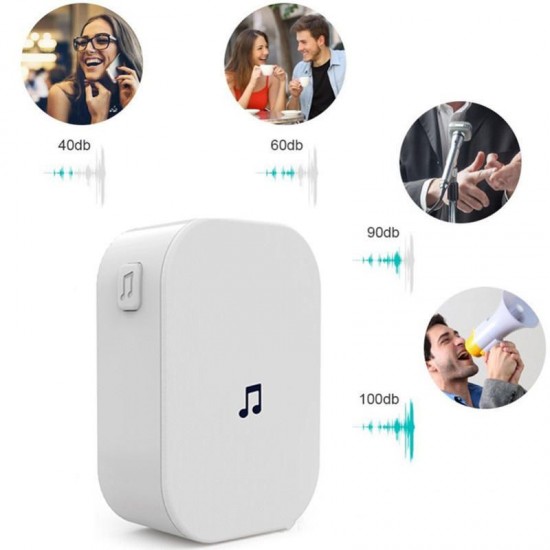 New M2D Home Security 100DB 300M Remote Control Wireless Video Doorbell 433MHz Waterproof EU US Plug Smart Wifi Doorbell Chime