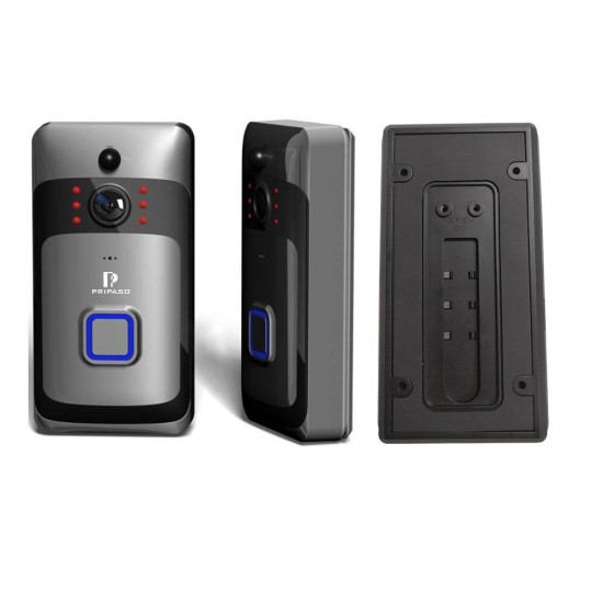 720P 1MP WIFI Video Door Phone Door Bell Camera Smart Wireless Security Doorbell PIR Camera Two-way Audio For Home Gate 720P 1MP WIFI Video Door Phone Door Bell Camera Smart Wireless Security Doorbell PIR Camera Two-way Audio For Home Gate